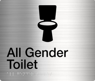 ALL GENDER TOILET STAINLESS STEEL