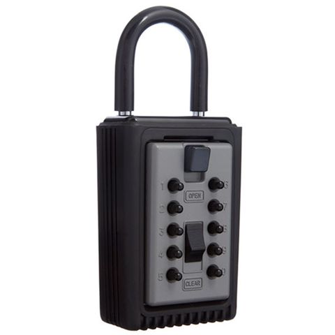 KIDDIE KEY SAFE WITH SHACKLE.