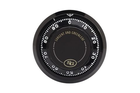 SARGENT & GREENLEAF 3-WHEEL LOCK, FRONT READING DIAL & RING