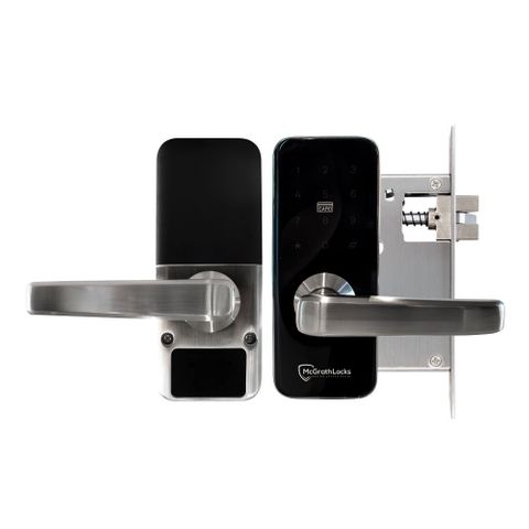 MCGRATH ALBION DIGITAL LOCK SATIN NICKEL FINISH WITH 60MM