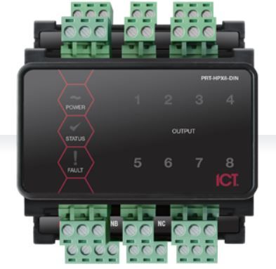 PROTEGE HALF DIN RAIL 8 FORM C RELAY OUPUT EXPANDER