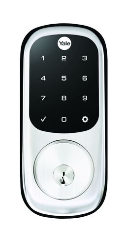 YALE ASSURE KEYED DIGITAL DEADBOLT ZIGBEE KIT SATIN CHROME
