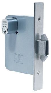 3573 MORTICE SLIDING DOOR LOCK 60MM BACK