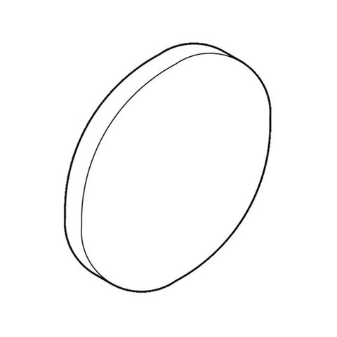 BDS SCAR PLATE ROUND SP590RB BLANK D/S TAPE