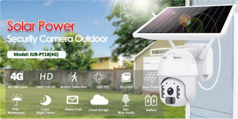 4G CAMERA,2MP,10WATT SOLAR PANEL, 3.6MM LENS,5600MAH BATTERY