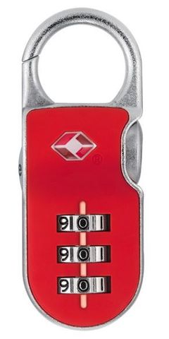 YTP2 TSA LUGGAGE PADLOCK WITH CLIP ON SH