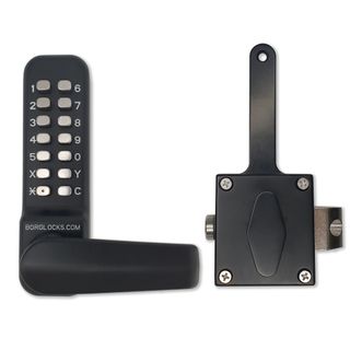 BORG DIGITAL LOCK ECP KEYPAD & LEVER WITH RIM FIXED SLAM