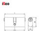 ISEO 5 PIN FIXED CAM EURO CYLINDER ON ISEO F5