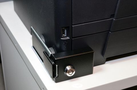BLACK PRINTER LOCK