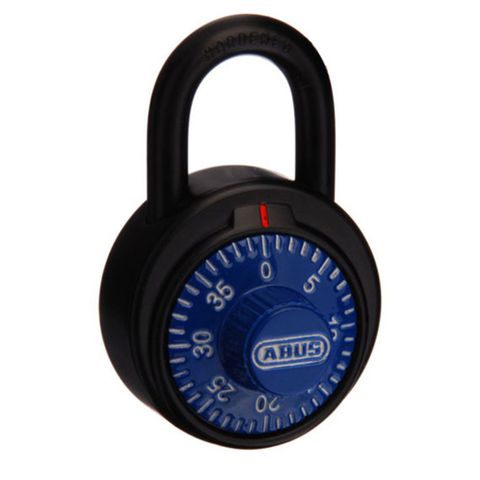 ABUS P/LOCK 78KC/50 (411-KEY) BLU DIAL