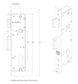 LOCKWOOD INDURO 2PT 30 BACKSET LONG THROW TP SATIN STAINLESS