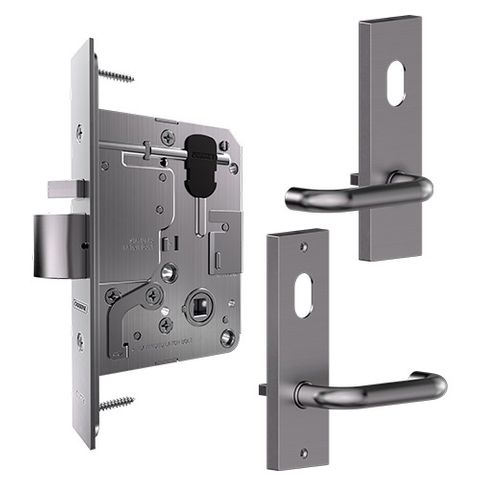 CARBINE LONGREACH STANDARD 60MM BACKSET GLASS DOOR KIT