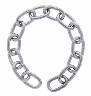 CARBINE CHAIN39B MILD STEEL CHAIN, 12MM X 390MM