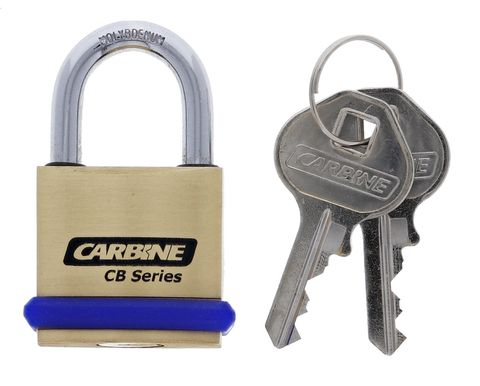 CARBINE CB30 30MM BRASS PADLOCK, 19MM X 5MM SHACKLE, KD