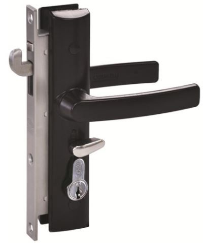 8654 HINGE SECURITY DOOR LOCKSET NO CYL