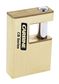 CARBINE MONO BLOCK C606 63MM X 43MM BRASS PADLOCK