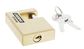 CARBINE MONO BLOCK C606 63MM X 43MM BRASS PADLOCK