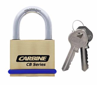 CARBINE CB50 50MM BRASS PADLOCK KA1