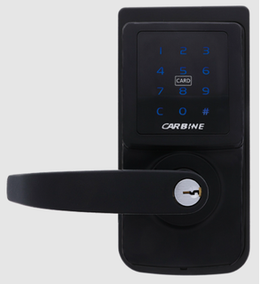 CARBINE CEL-3IN1 ELECTRONIC MORTICE KIT, BOXED, MATT BLACK