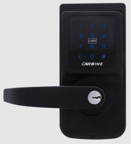 CARBINE CEL-3IN1 ELECTRONIC MORTICE KIT, BOXED, MATT BLACK