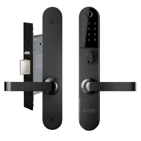 SCHLAGE OMNIA + LEGGE 991 LOCK + OVAL CYL - BLACK