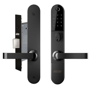 SCHLAGE OMNIA + LEGGE 991 LOCK + OVAL CYL - BLACK