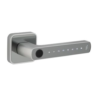DORMAKABA ROSE BIOMETRIC DIGITAL DOOR HANDLE, SILVER