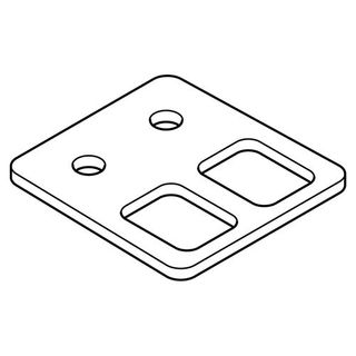 680 PATIO BOLT FLAT STRIKE