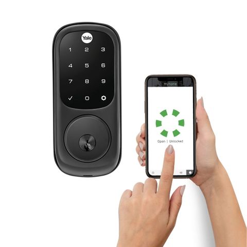 YALE ASSURE KEYED MATT BLACK WITH YALE ACCESS APPLE HK MB