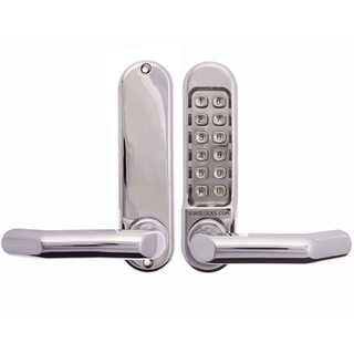 BORG MECHANICAL DIGITAL DOOR LOCK WITH LEVER EXTERNAL GRADE