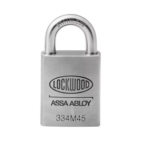 334M 45MM S/STEEL BODY PADLOCK 19MM