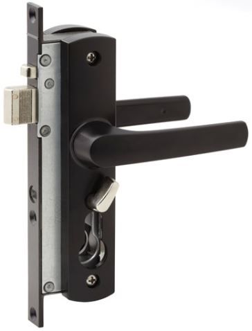 TASMAN MK2 HINGED SEC DOOR LOCK NO CYLINDER BLACK