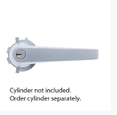 CARBINE ALPHA INTERNAL LEVER HANDLE KIT WITH CYLINDER HOLE