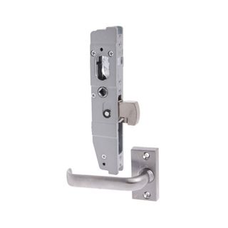3540 - SHORT BACKSET SLIDING DOOR LOCK & 45 DEG LEVER (FAB)
