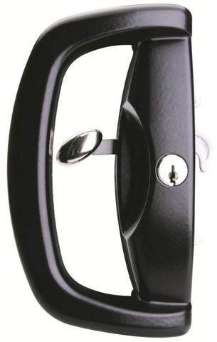 BLAXLAND DOUBLE CYLINDER SLIM OUTER PULL UNI STRIKE BLACK