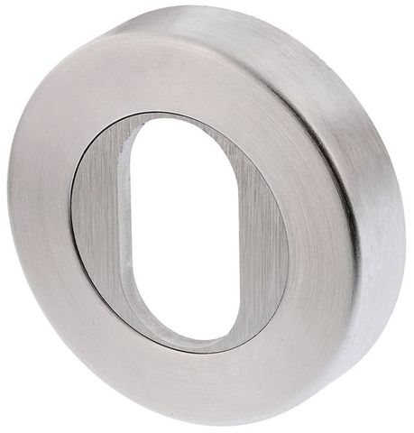 VELOCITY 55MM ROUND OVAL CYLINDER ESCUTCHEON SC