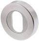 VELOCITY 55MM ROUND OVAL CYLINDER ESCUTCHEON SC