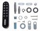 CODELOCKS KL1000 SERIES DIGITAL LOCK, VERTICAL , BLACK