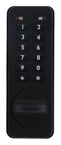 CODELOCKS KL90 SERIES DIGITAL LOCK, VERTICAL , BLACK