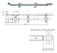 VISIBLE FIX OFFSET PANIC BOLT 450M TP
