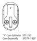LOCKWOOD 3570 SERIES - (Y) CYL CAM PK=10