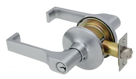 KEY IN LEVER AS1428.1 DOUBLE CYL GLASSDOOR SET TIEBOLT