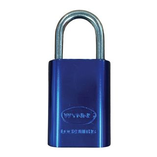 WYNNS 40MM ALUMIMIUN PADLOCK 27MM SHACKLE -  BLUE