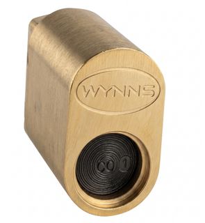WYNNS OVAL CYLINDER SATIN BRASS