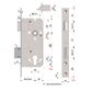 PROTECTOR 785 SERIES MORTICE LOCK PITCH 85MM BACKSET 55MM