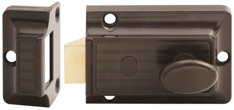 100 NIGHTLATCH BROWN BODY DP