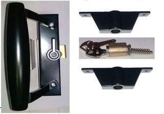 SLIDING DOOR LOCK SNIB INSIDE, KEY OUTSIDE PIN GJAMES / BORA