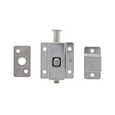 LENLOK SPRING PUSH BOLT, STEEL INCLUDING STRIKE AND BOX