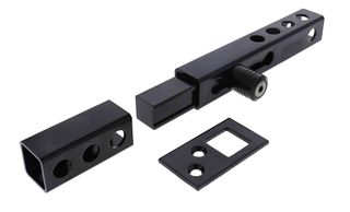 HARDENED STEEL SLIDING PADBOLT 215MM BLK