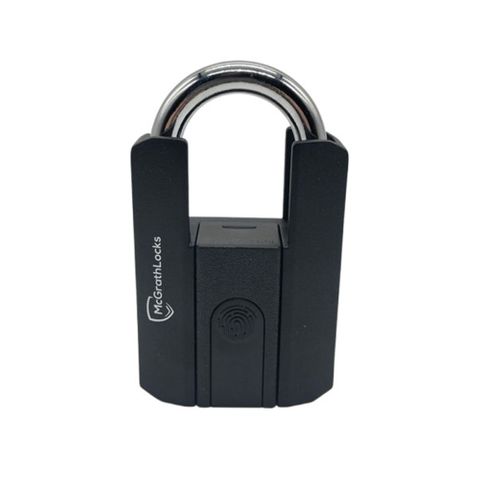 MCGRATH LOCKS PADLOCK WITH FINGERPRINT, BLE AND KEY OVERRIDE